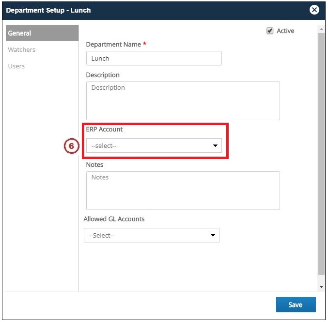 Syncing GL Accounts, Projects, and Departments in Accounts Payable with